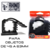 Abrazadera de goma para objetos de 45 a 63mm de diámetro