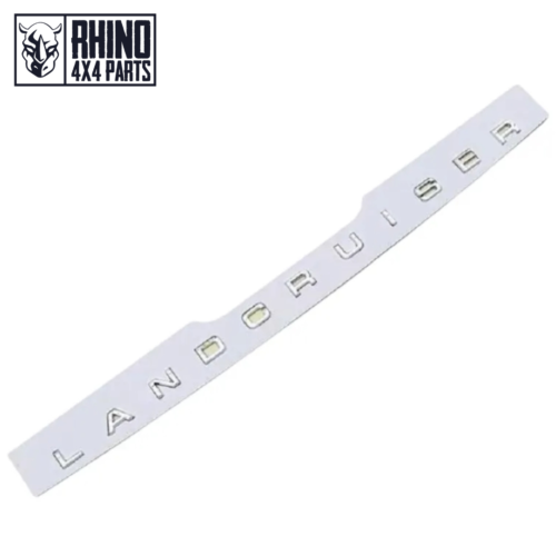 Emblema LAND CRUISER plateado para capot