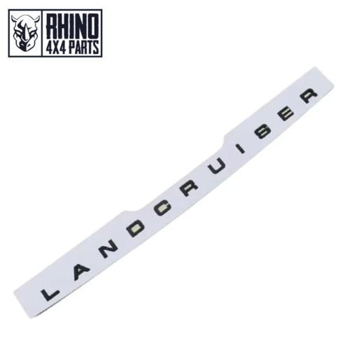 Emblema LAND CRUISER negro para capot