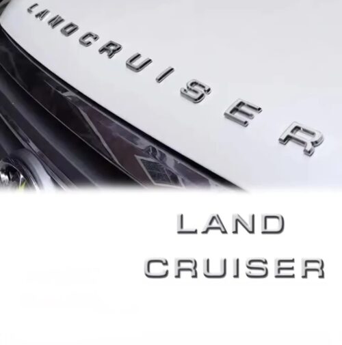 Emblema LAND CRUISER plateado para capot - Imagen 2
